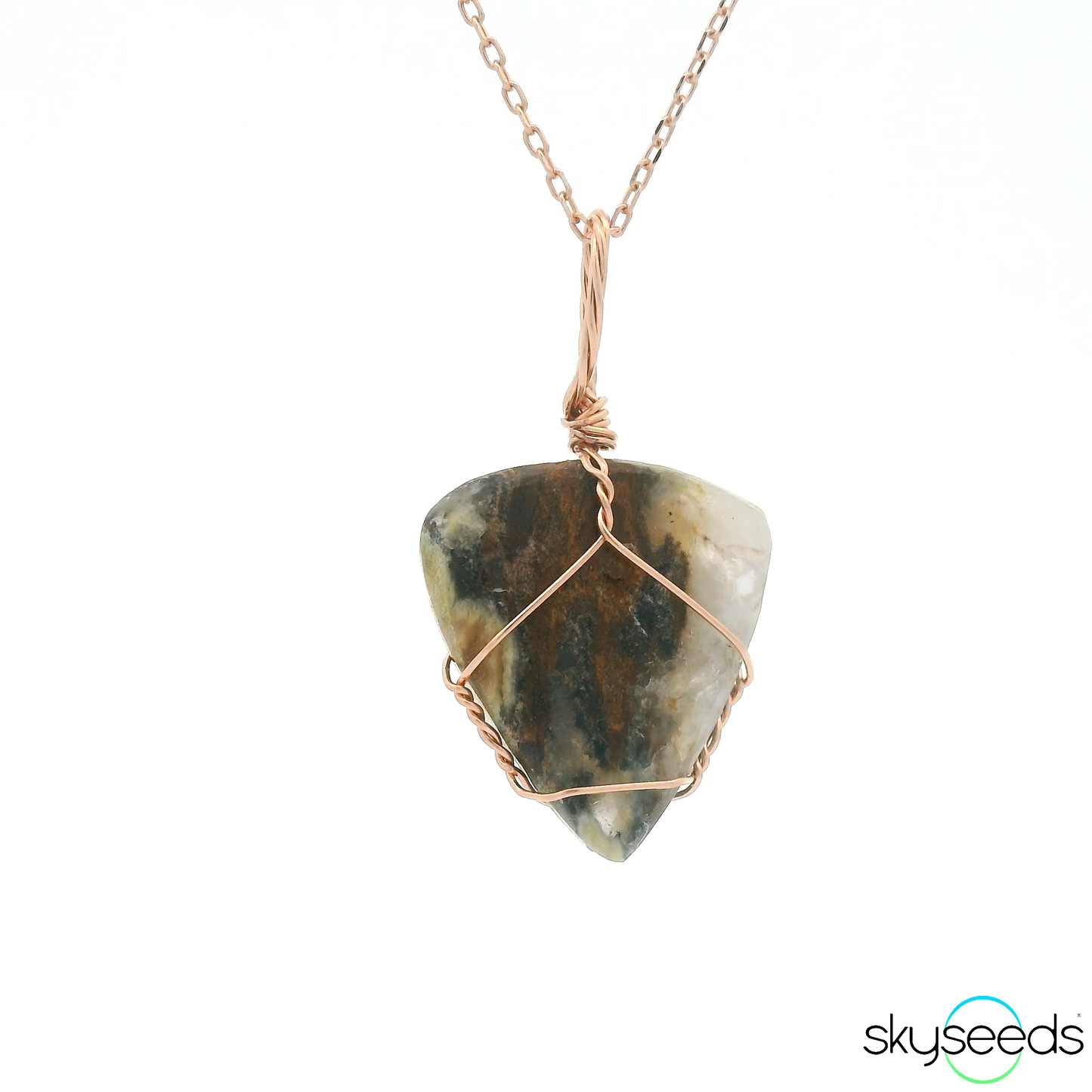 
                  
                    Ocean Jasper - 14kt Rose Gold Filled Pendant
                  
                