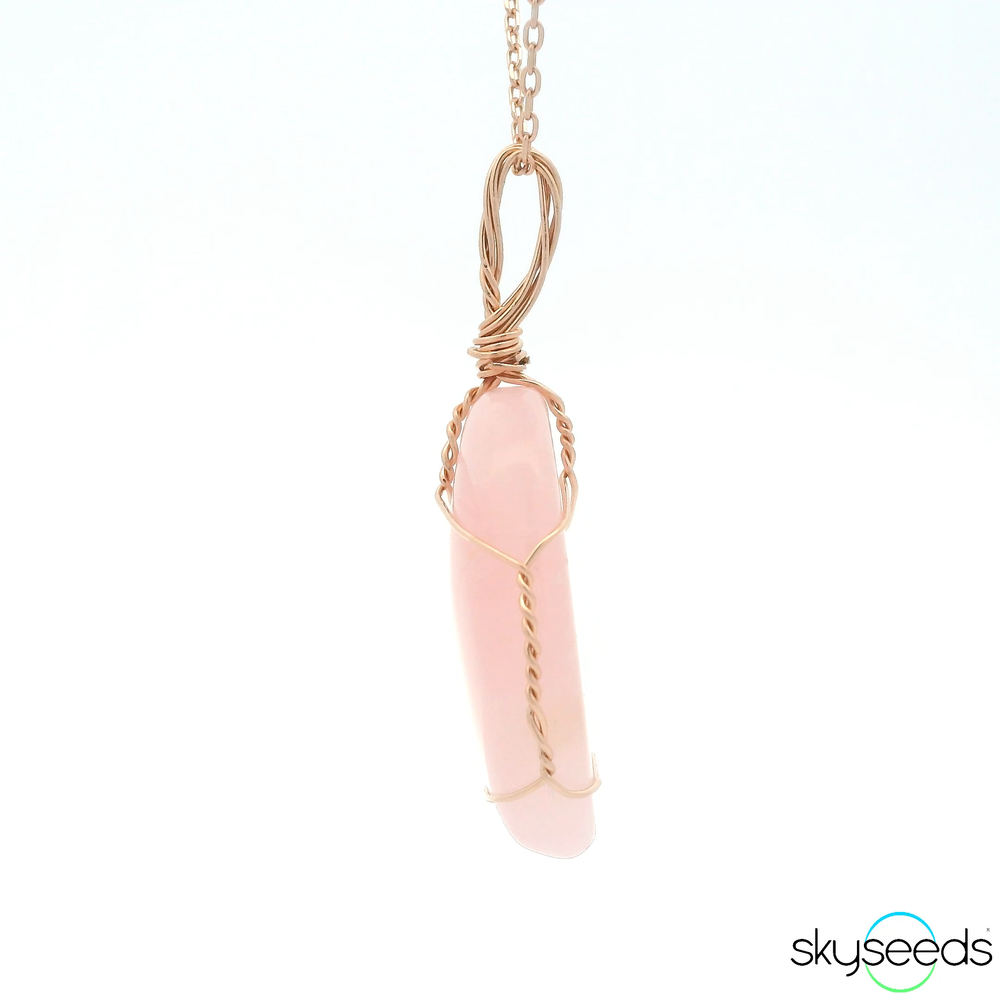 
                  
                    Rose Quartz - 14kt Rose Gold Filled Pendant
                  
                