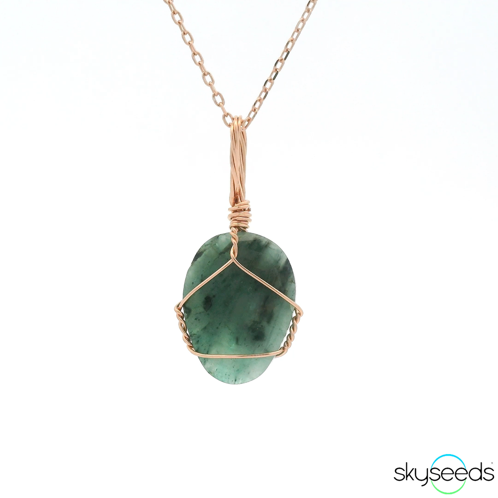 
                  
                    Emerald - 14kt Rose Gold Filled Pendant
                  
                