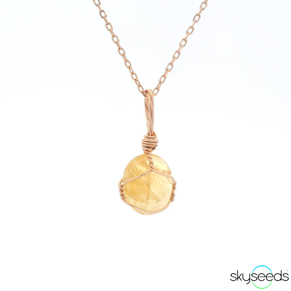 
                  
                    Citrine - 14kt Rose Gold Filled Pendant
                  
                
