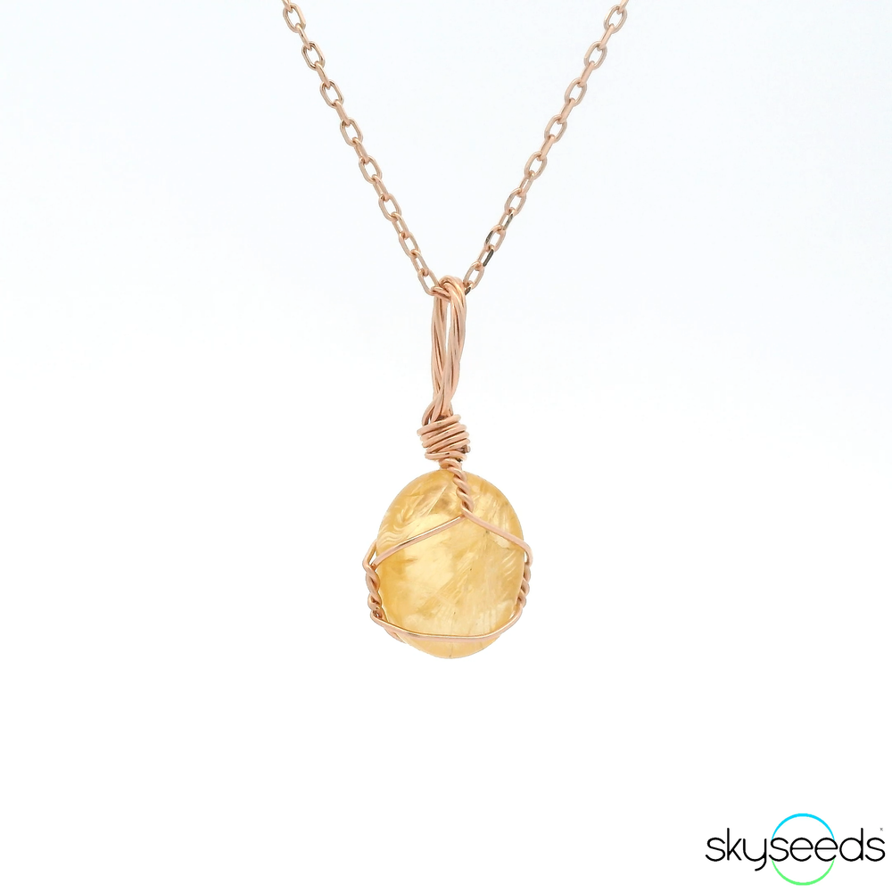 
                  
                    Citrine - 14kt Rose Gold Filled Pendant
                  
                
