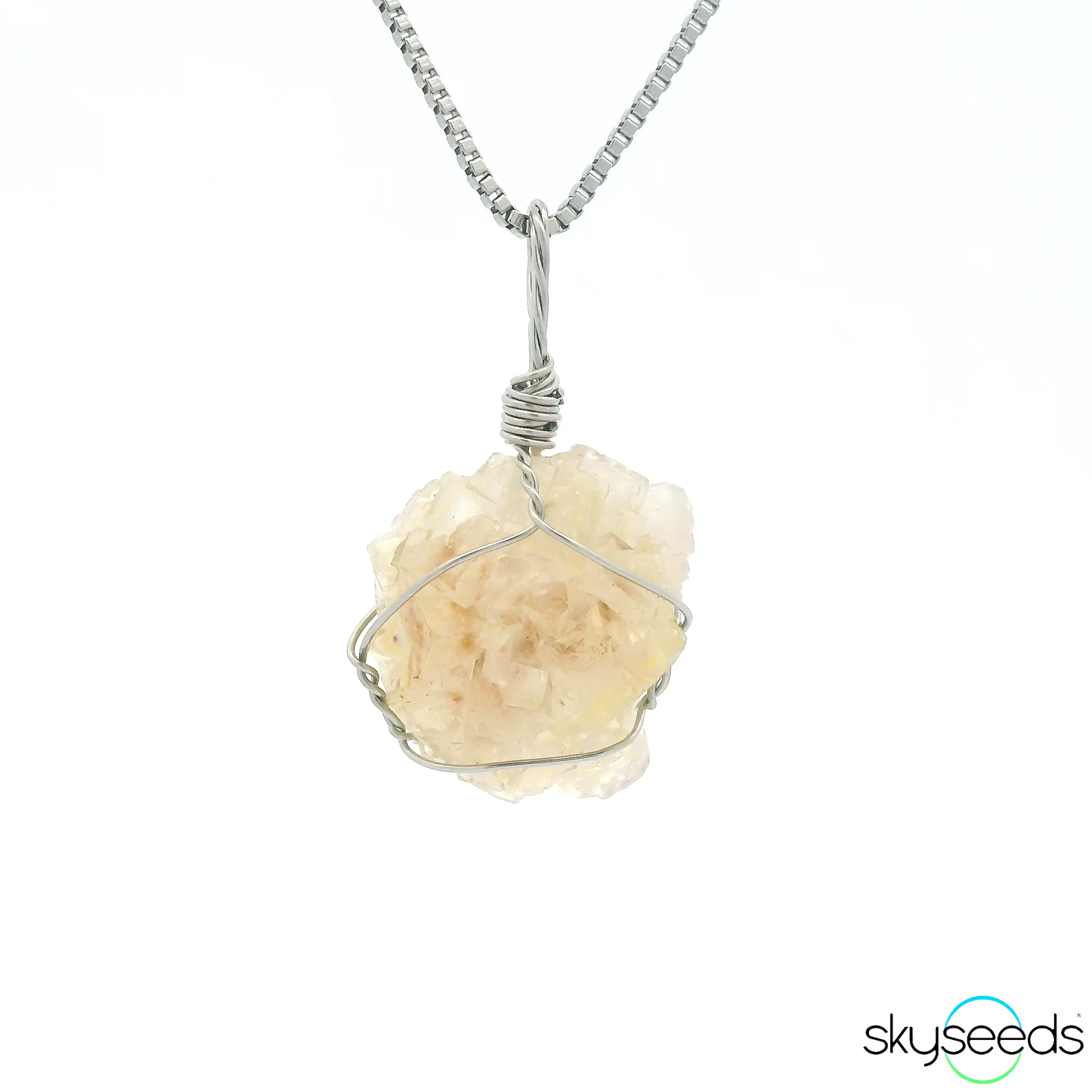 
                  
                    Spanish Fluorite - Stainless Steel Pendant
                  
                