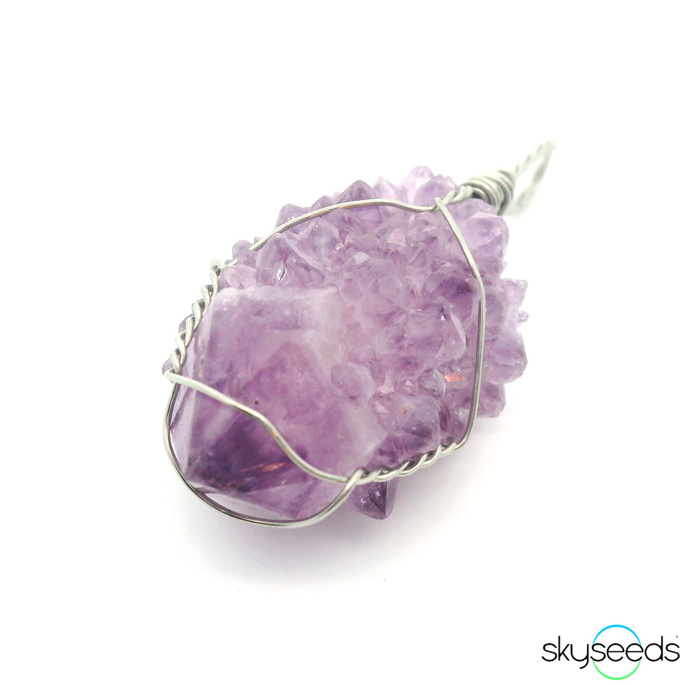 Spirit Quartz - Stainless Steel Pendant