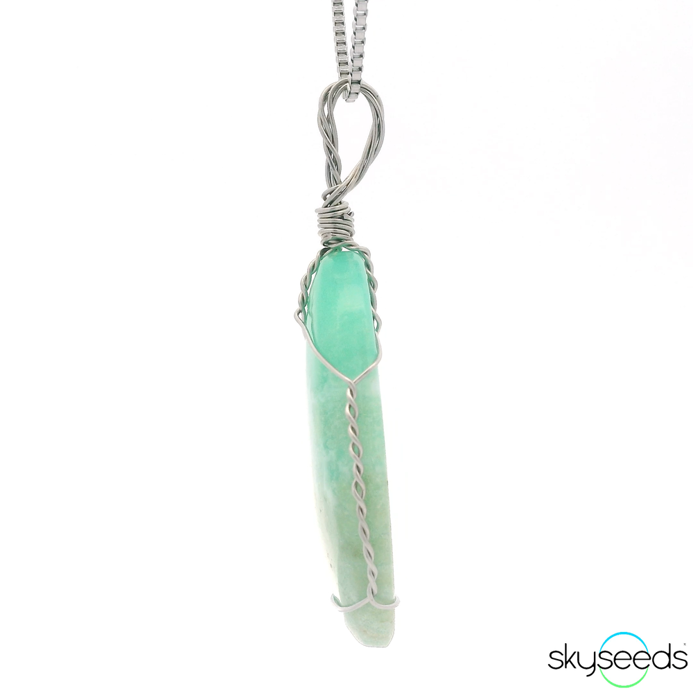 
                  
                    Chrysoprase - Stainless Steel Pendant
                  
                