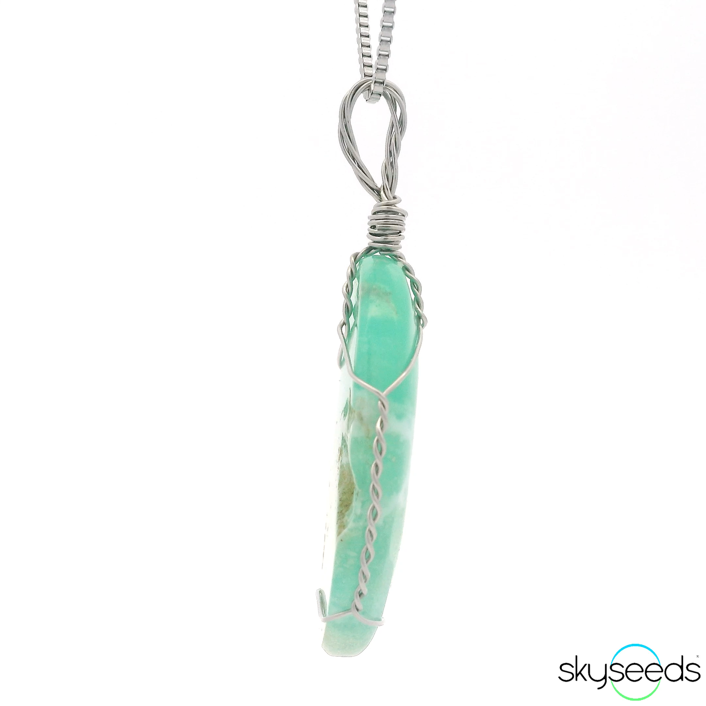 
                  
                    Chrysoprase - Stainless Steel Pendant
                  
                