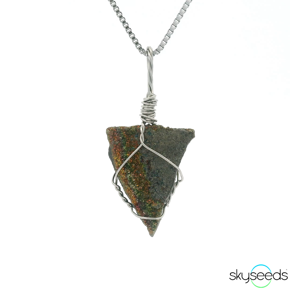 
                  
                    Rainbow Pyrite - Stainless Steel Pendant
                  
                