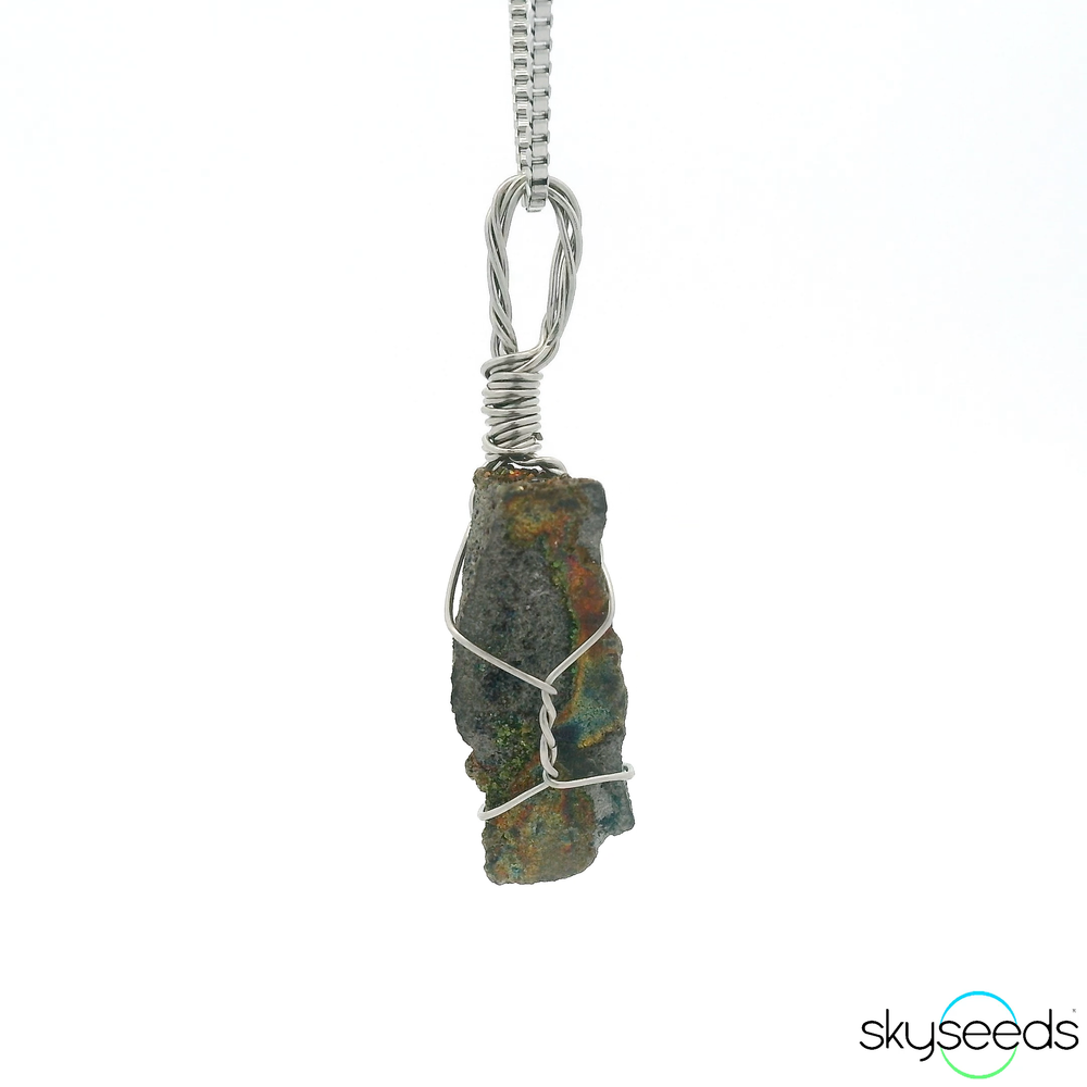 
                  
                    Rainbow Pyrite - Stainless Steel Pendant
                  
                
