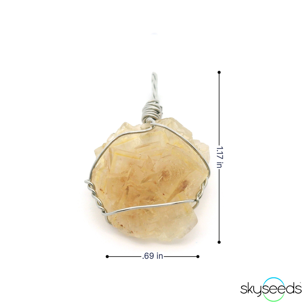
                  
                    Spanish Fluorite - Stainless Steel Pendant
                  
                