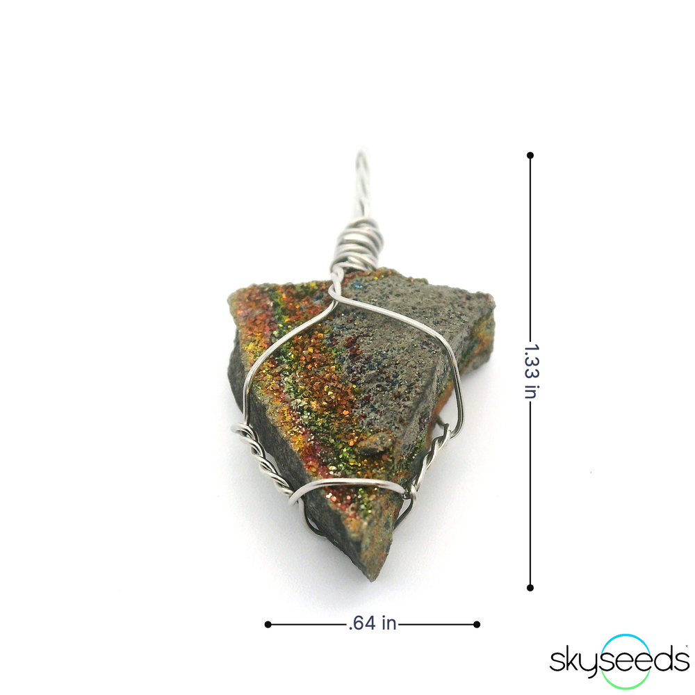 
                  
                    Rainbow Pyrite - Stainless Steel Pendant
                  
                