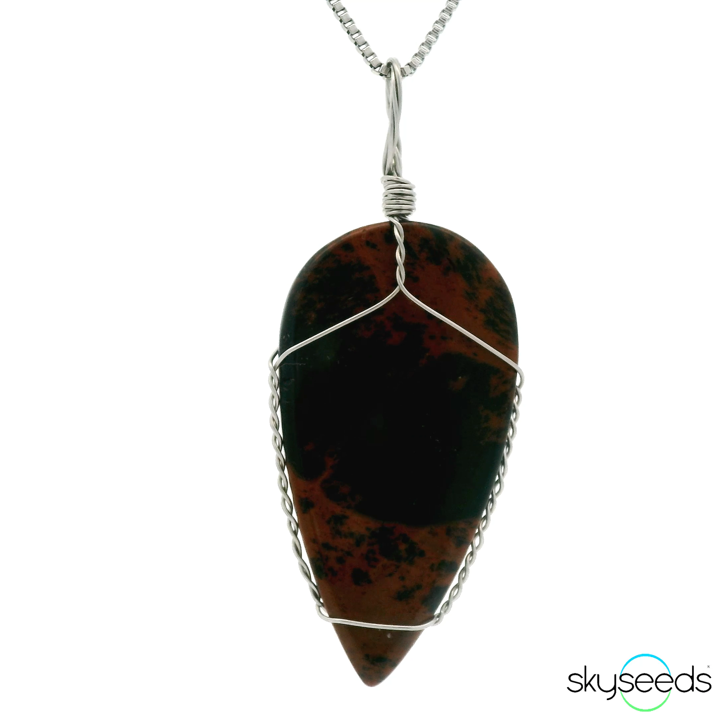
                  
                    Mahogany Obsidian - Stainless Steel Pendant
                  
                