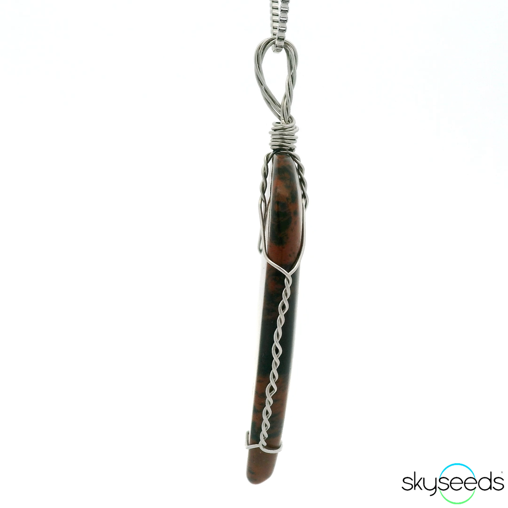 
                  
                    Mahogany Obsidian - Stainless Steel Pendant
                  
                