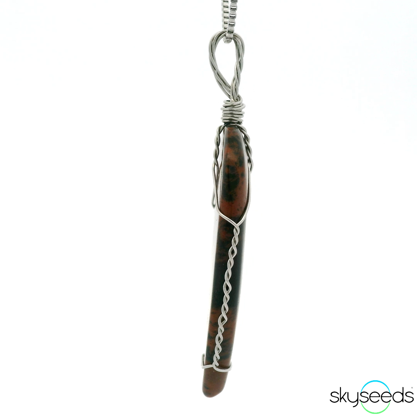 
                  
                    Mahogany Obsidian - Stainless Steel Pendant
                  
                