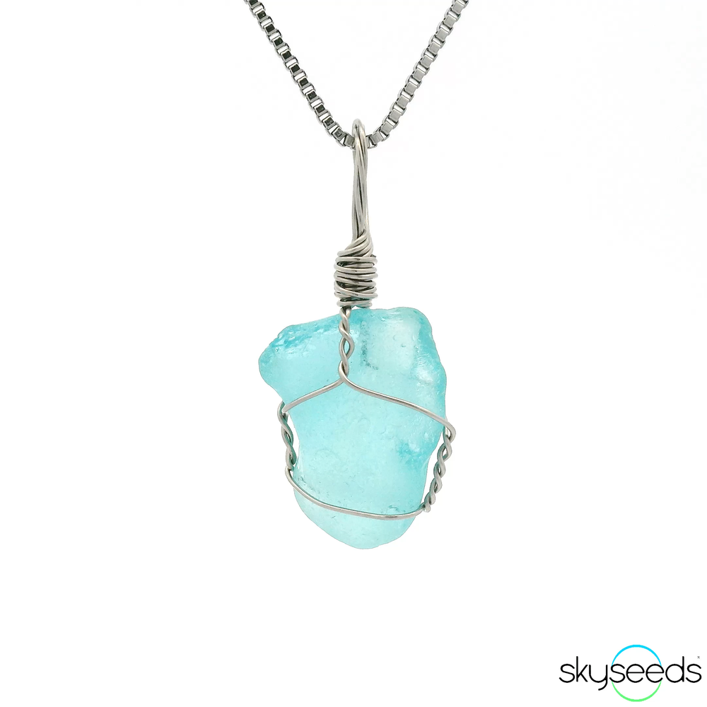 
                  
                    Italian Sea Glass - Stainless Steel Pendant
                  
                
