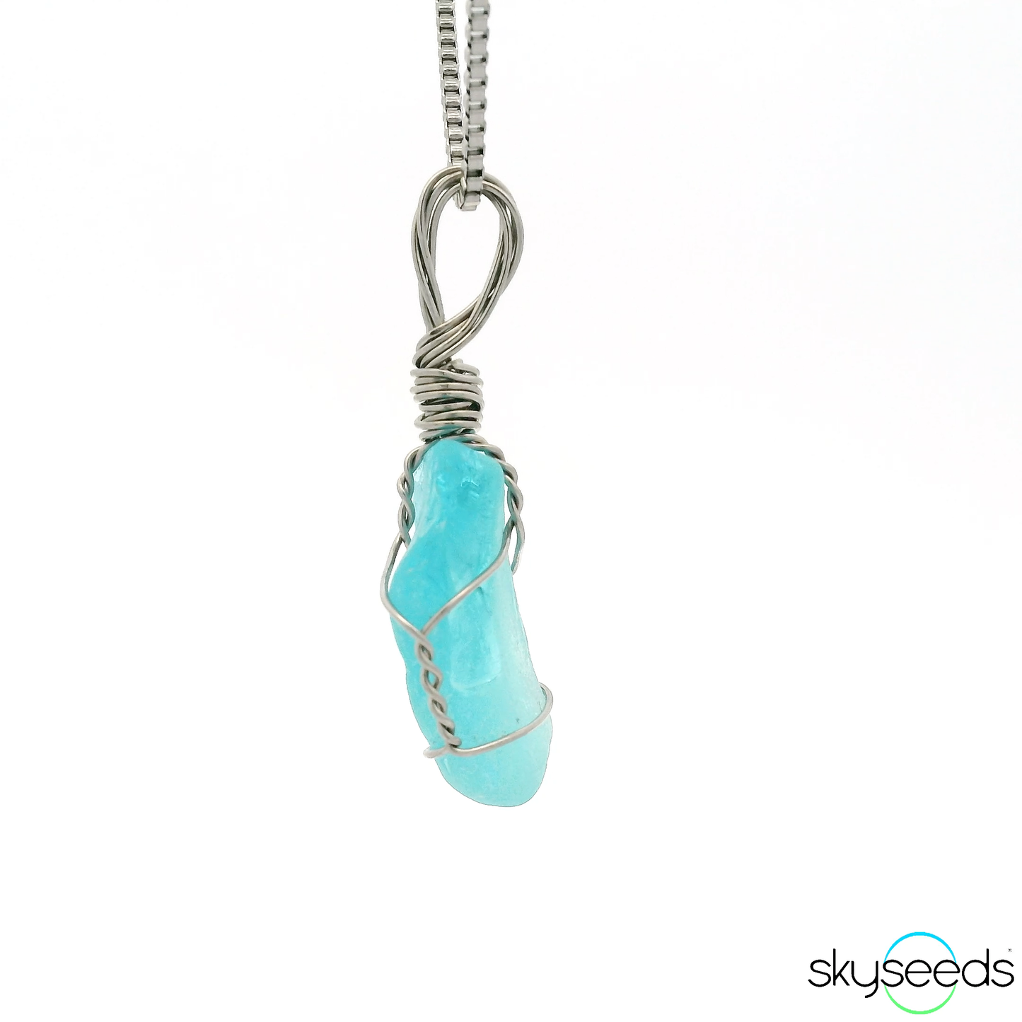 
                  
                    Italian Sea Glass - Stainless Steel Pendant
                  
                