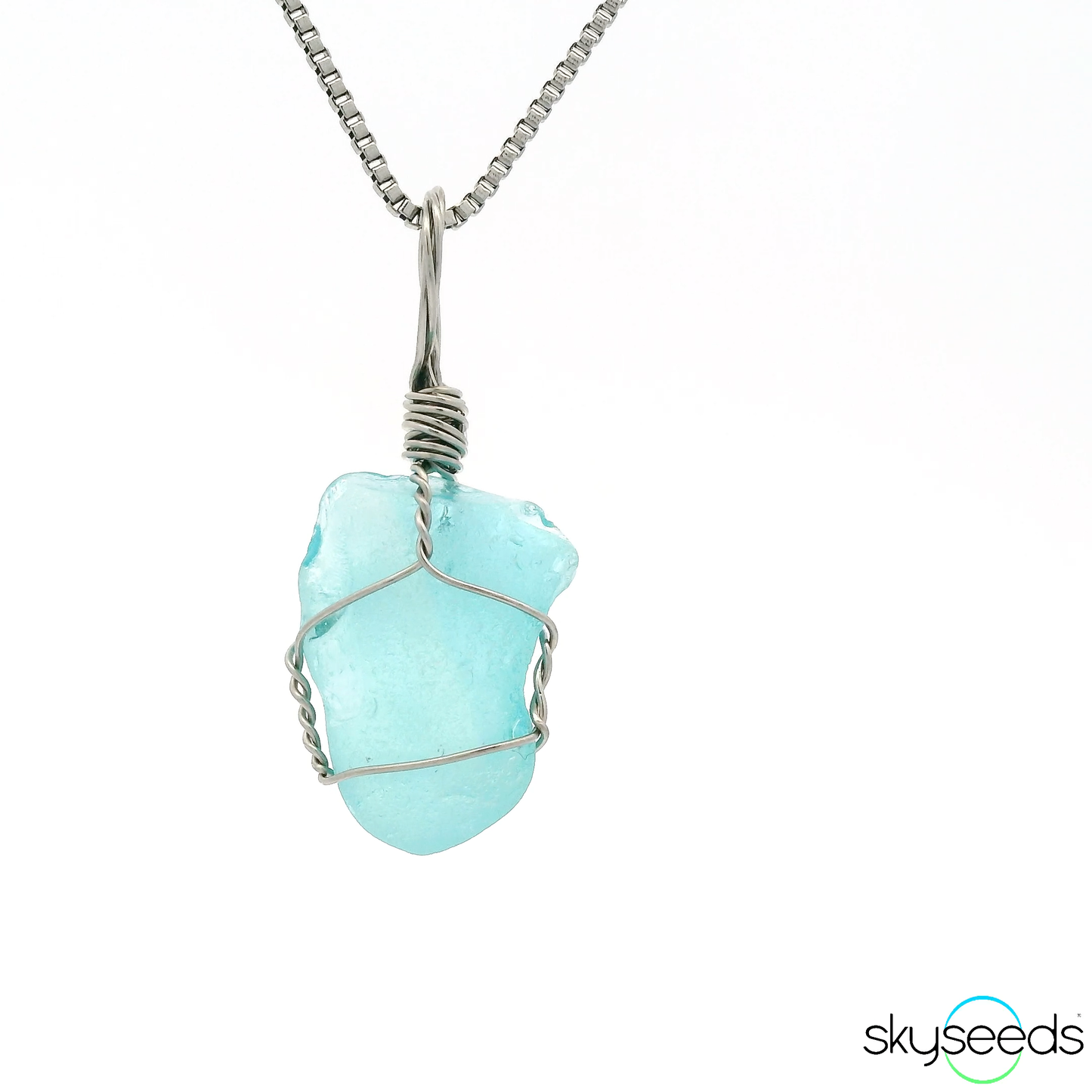 
                  
                    Italian Sea Glass - Stainless Steel Pendant
                  
                
