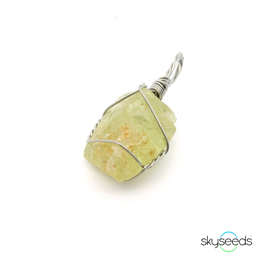 Heliodor - Stainless Steel Pendant