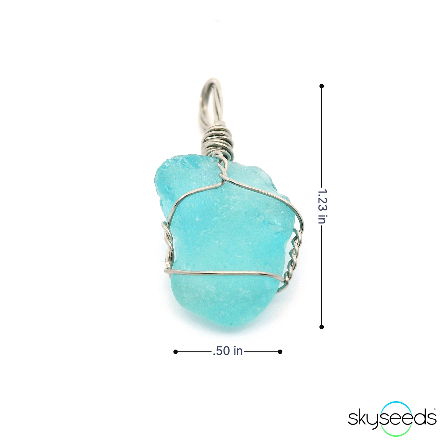 
                  
                    Italian Sea Glass - Stainless Steel Pendant
                  
                