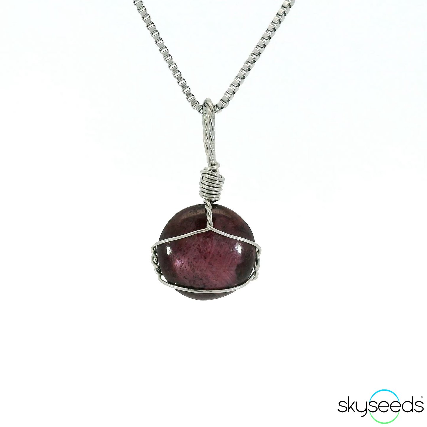 
                  
                    Star Ruby - Stainless Steel Pendant
                  
                