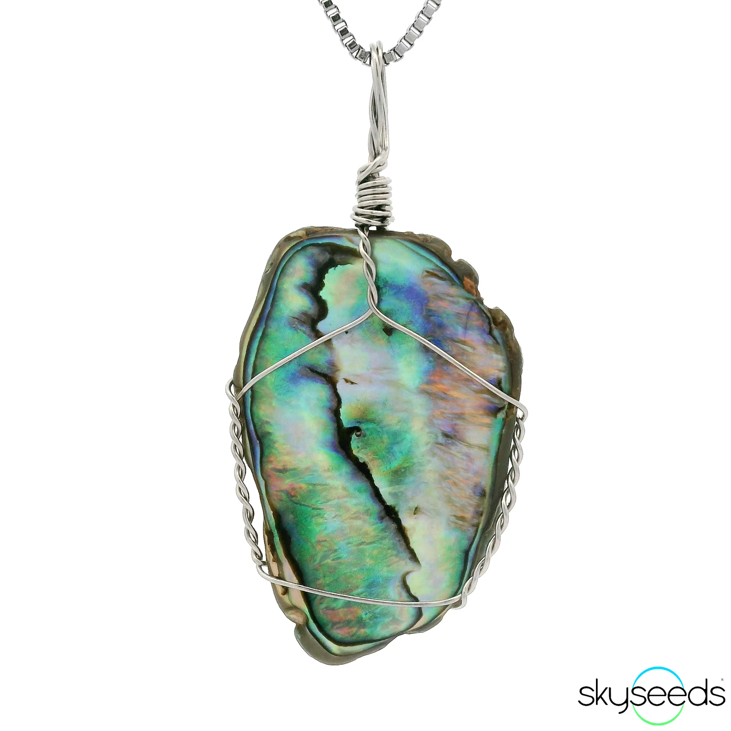 
                  
                    Abalone Shell - Stainless Steel Pendant
                  
                