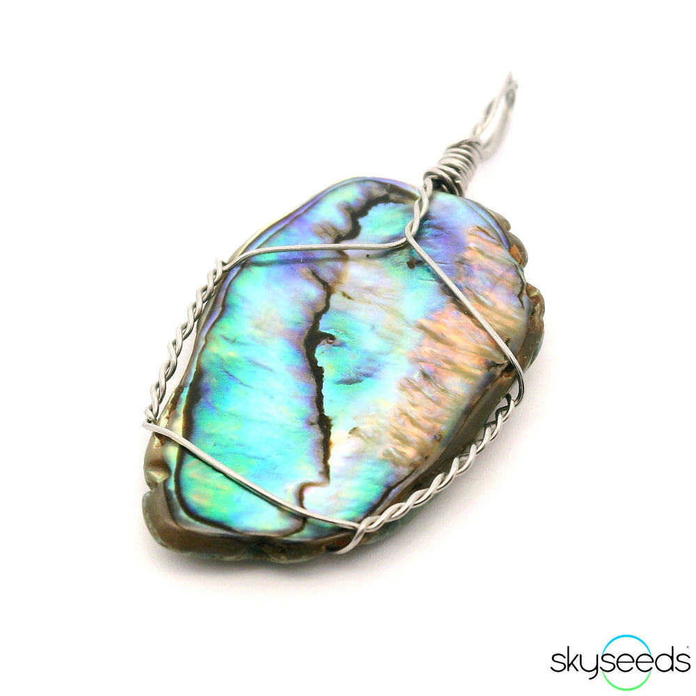 Abalone Shell - Stainless Steel Pendant