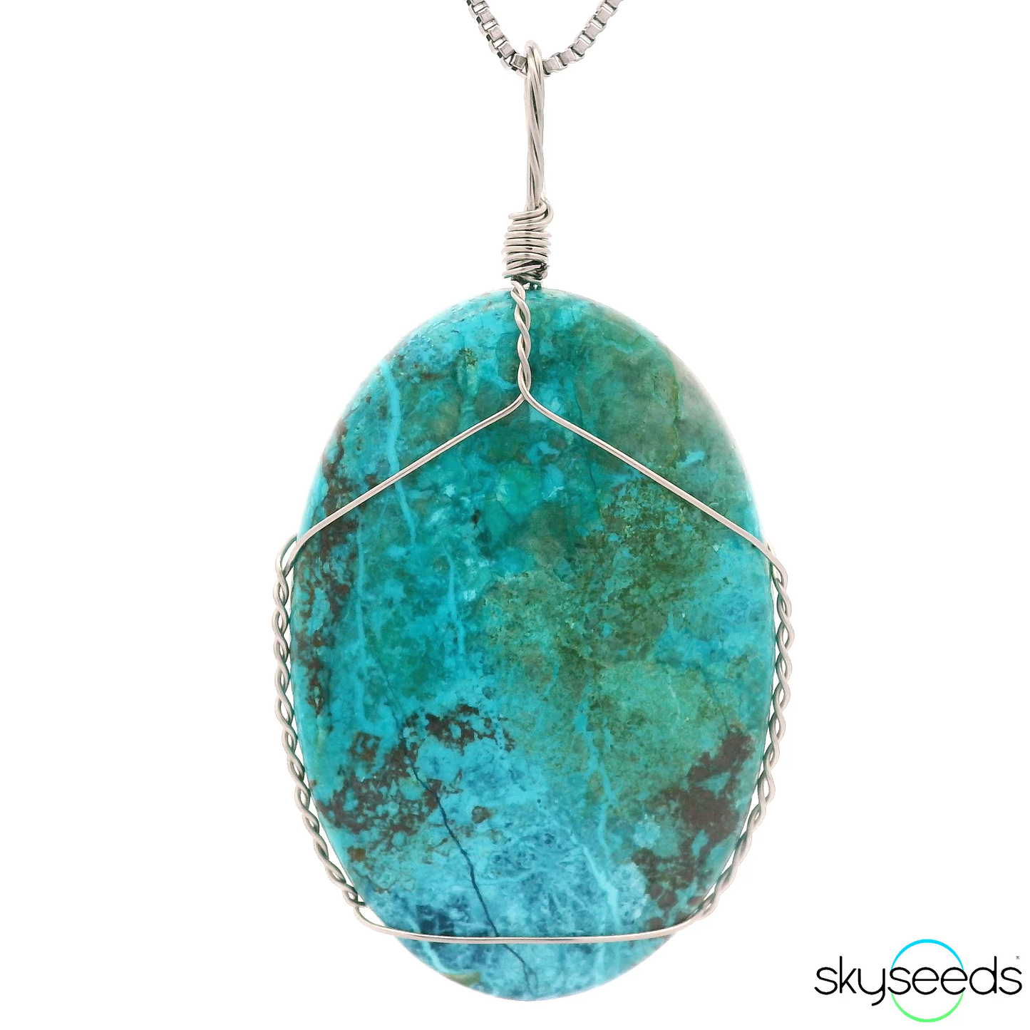 
                  
                    Shattuckite - Stainless Steel Pendant
                  
                