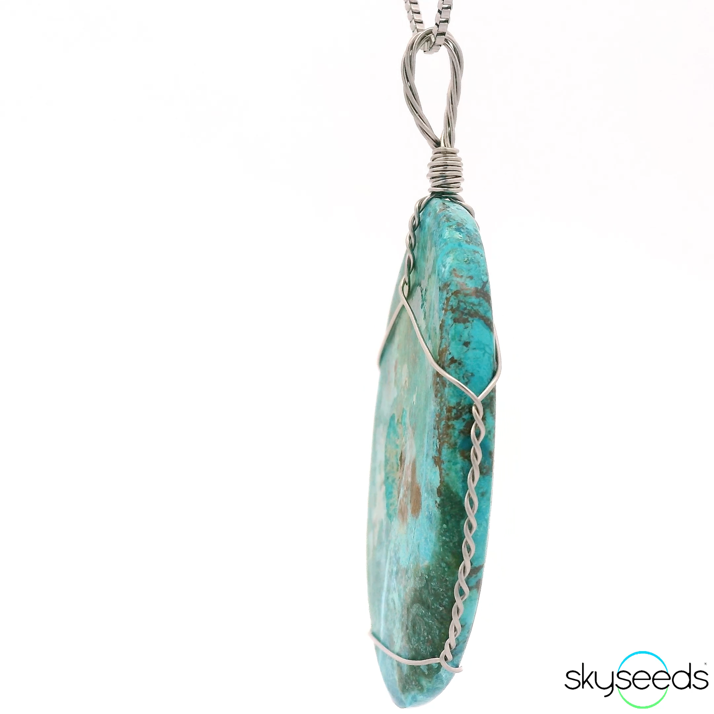 
                  
                    Shattuckite - Stainless Steel Pendant
                  
                