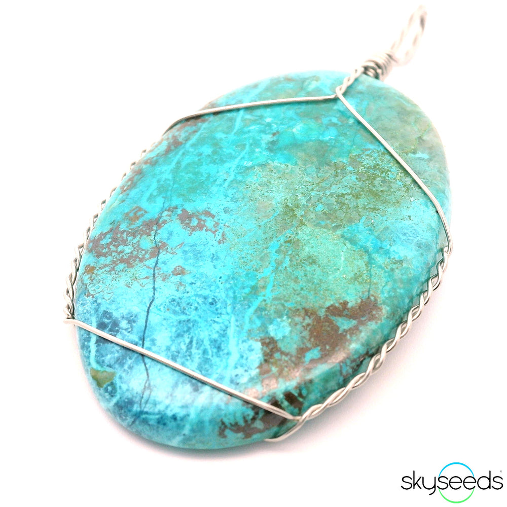 Shattuckite - Stainless Steel Pendant