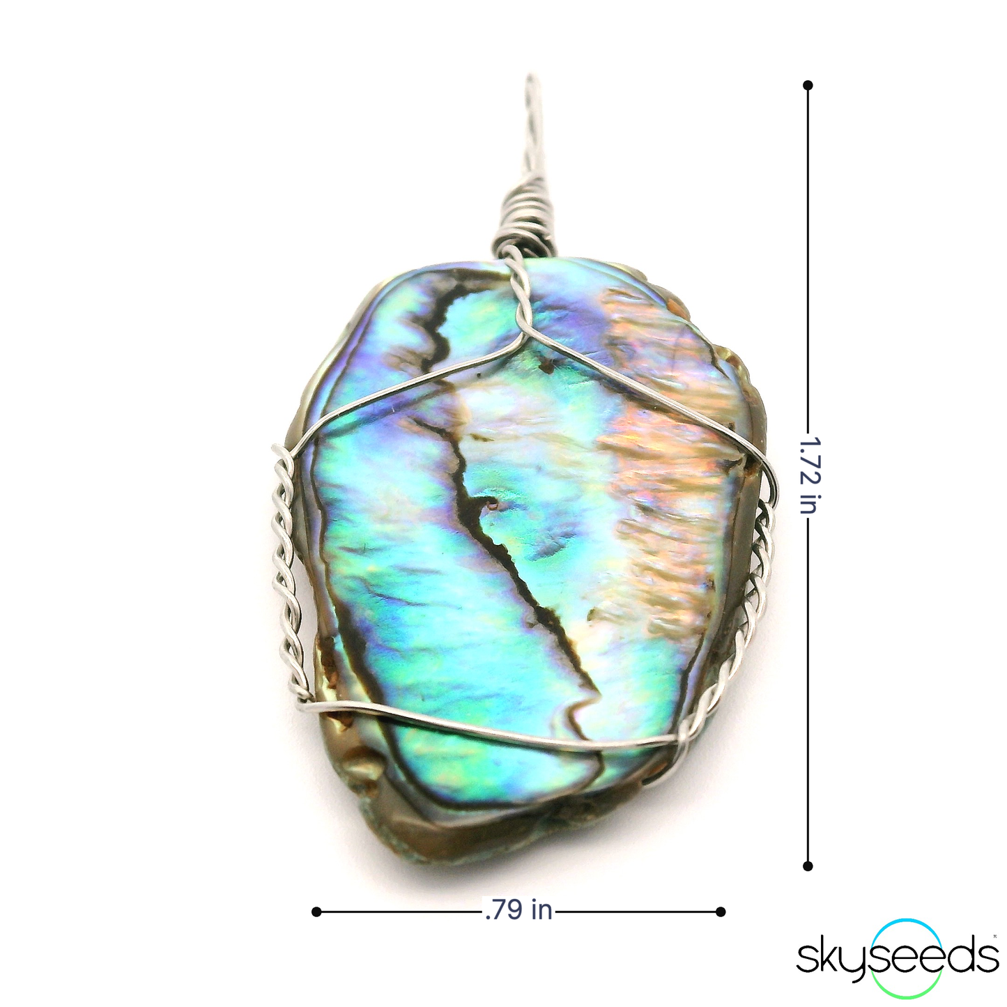 
                  
                    Abalone Shell - Stainless Steel Pendant
                  
                