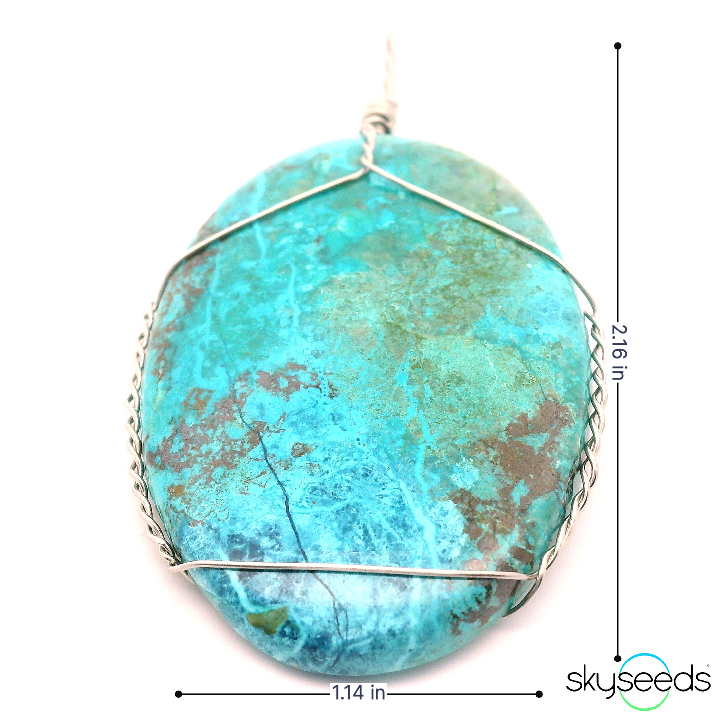 
                  
                    Shattuckite - Stainless Steel Pendant
                  
                