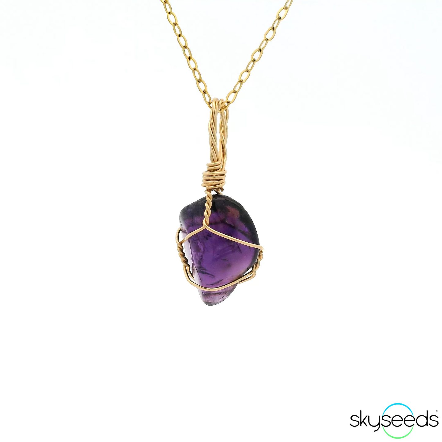 
                  
                    Amethyst - 14kt Gold Filled Pendant
                  
                
