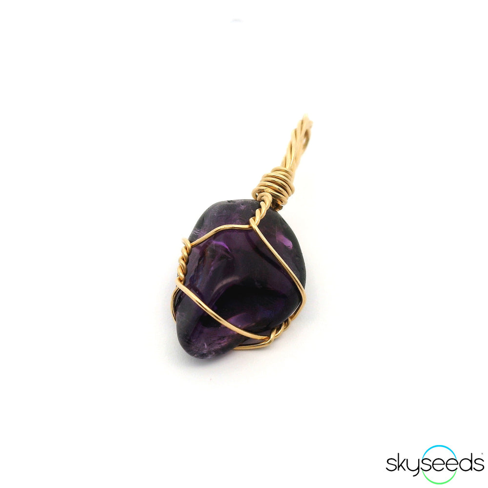 Amethyst - 14kt Gold Filled Pendant
