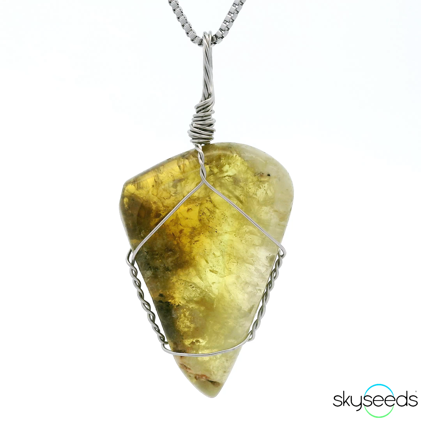
                  
                    Green Garnet - Stainless Steel Pendant
                  
                
