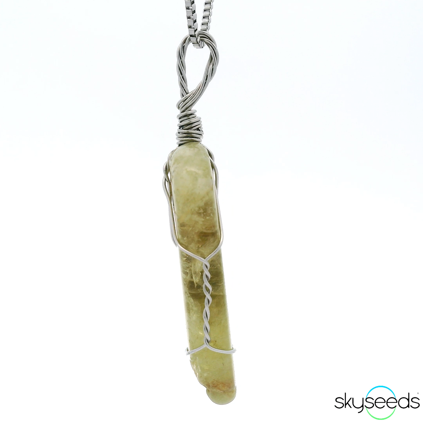 
                  
                    Green Garnet - Stainless Steel Pendant
                  
                