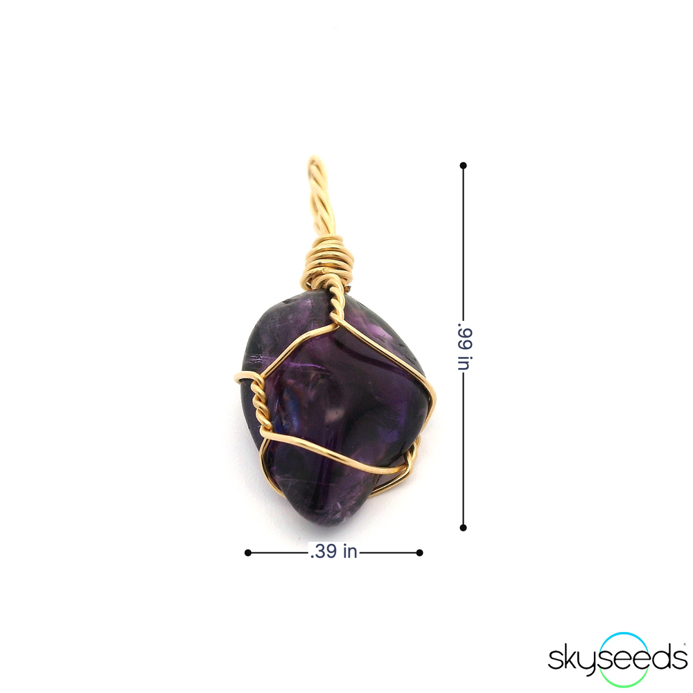 
                  
                    Amethyst - 14kt Gold Filled Pendant
                  
                