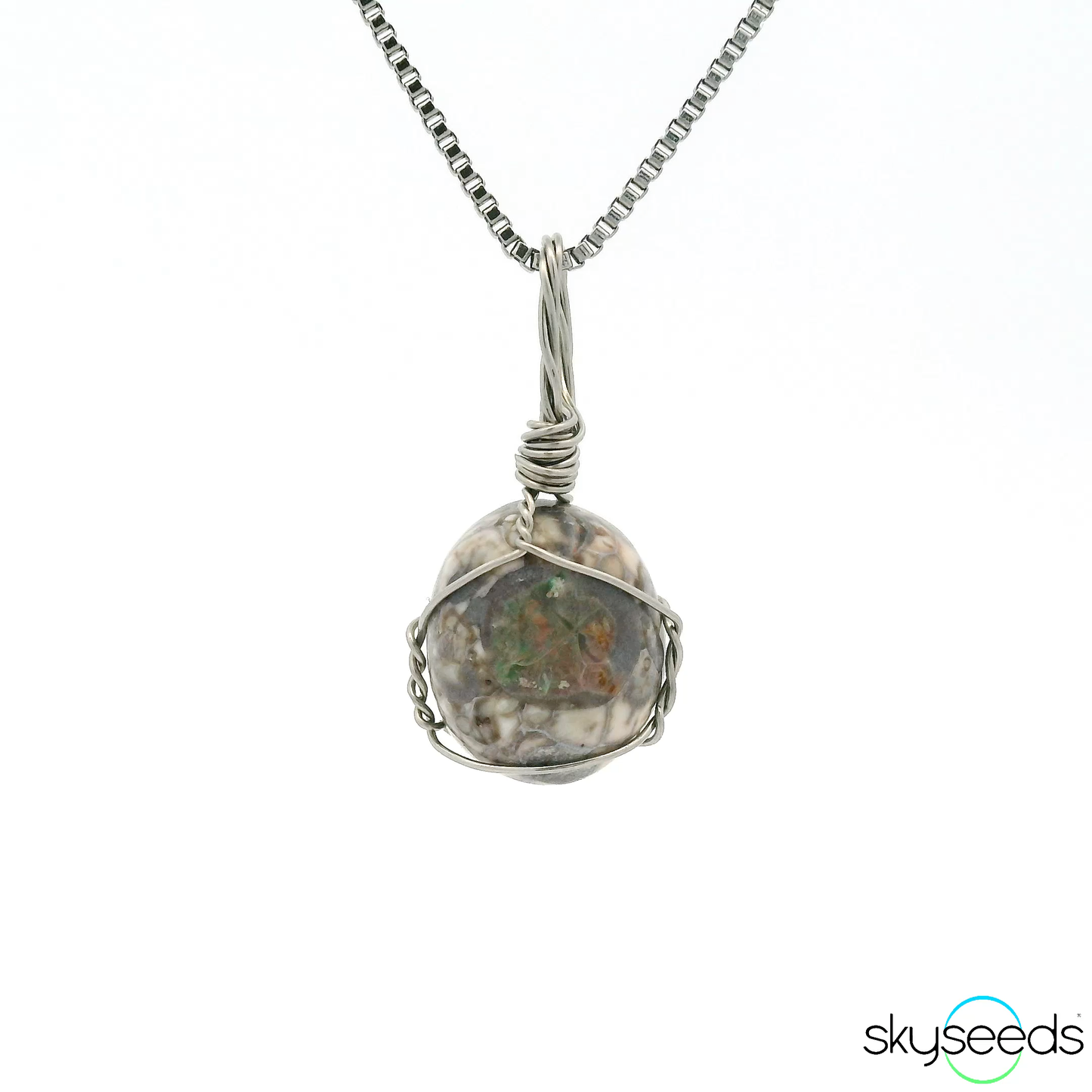 
                  
                    Mexican Fire Opal - Stainless Steel Pendant
                  
                