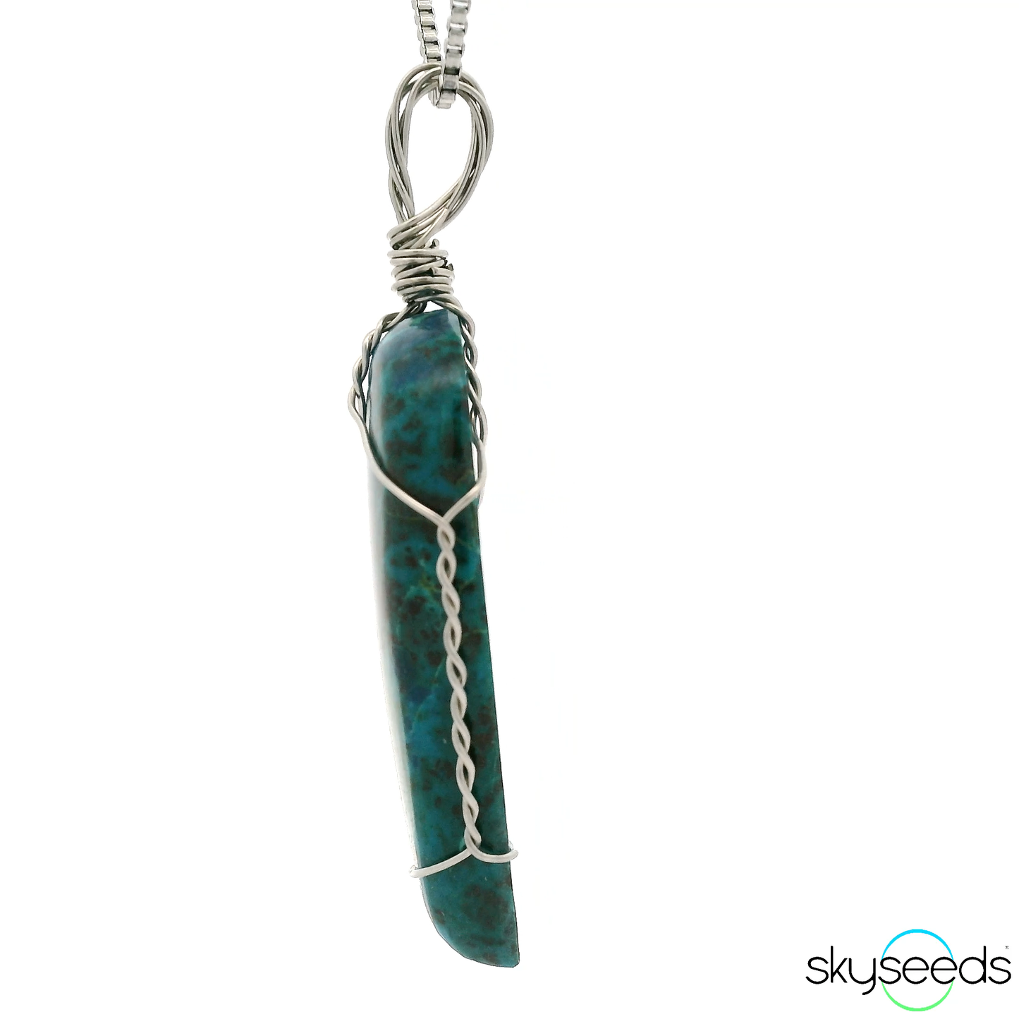 
                  
                    Shattuckite - Stainless Steel Pendant
                  
                