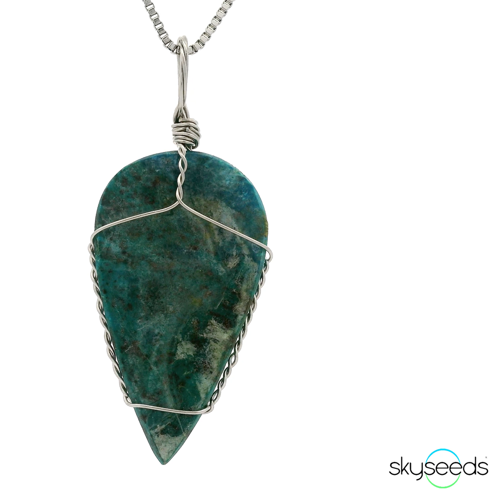 
                  
                    Shattuckite - Stainless Steel Pendant
                  
                
