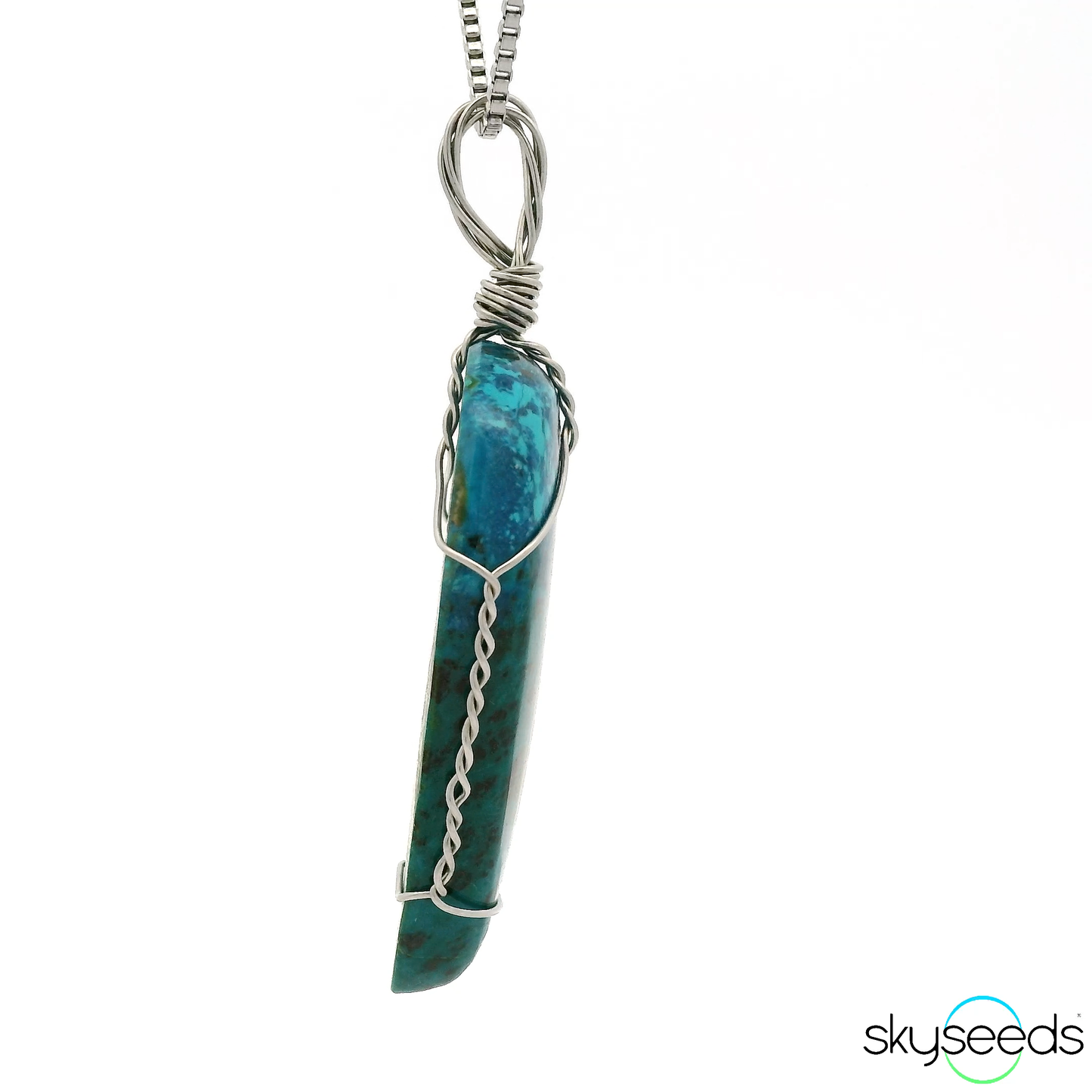 
                  
                    Shattuckite - Stainless Steel Pendant
                  
                