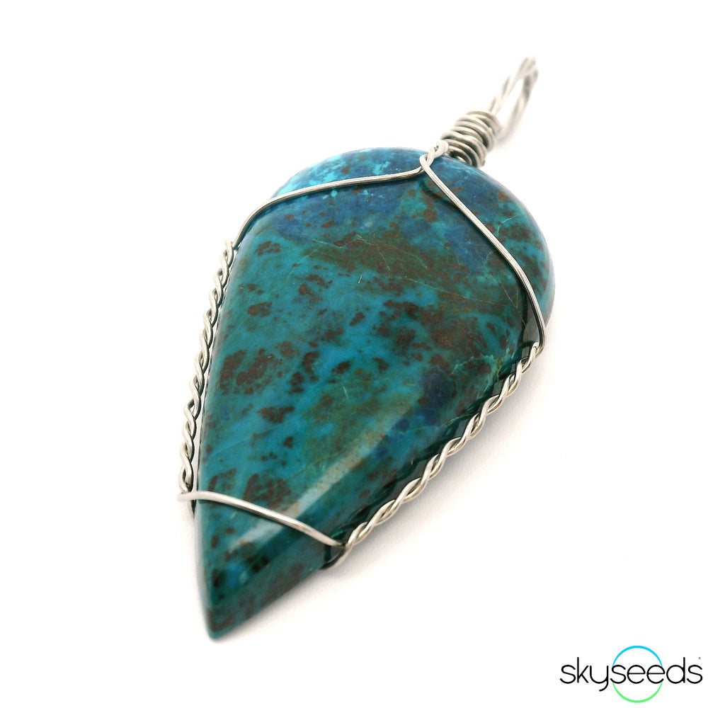Shattuckite - Stainless Steel Pendant