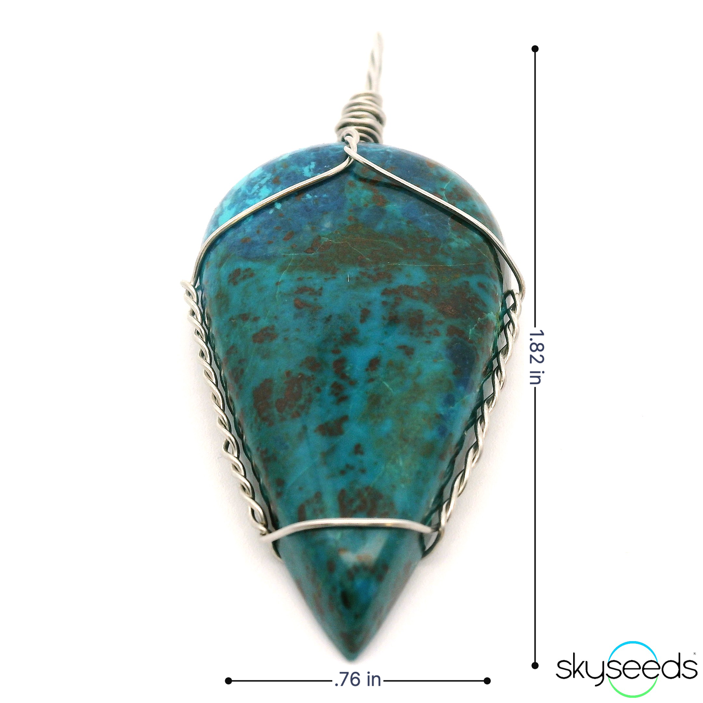 
                  
                    Shattuckite - Stainless Steel Pendant
                  
                