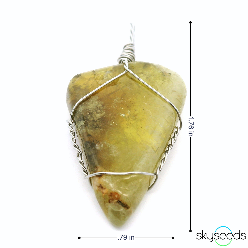 
                  
                    Green Garnet - Stainless Steel Pendant
                  
                