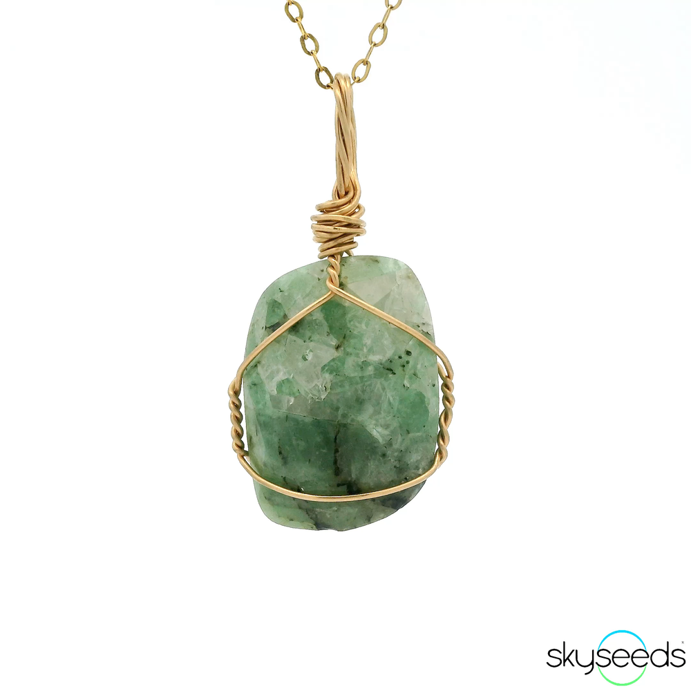 
                  
                    Emerald - 14kt Gold Filled Pendant
                  
                
