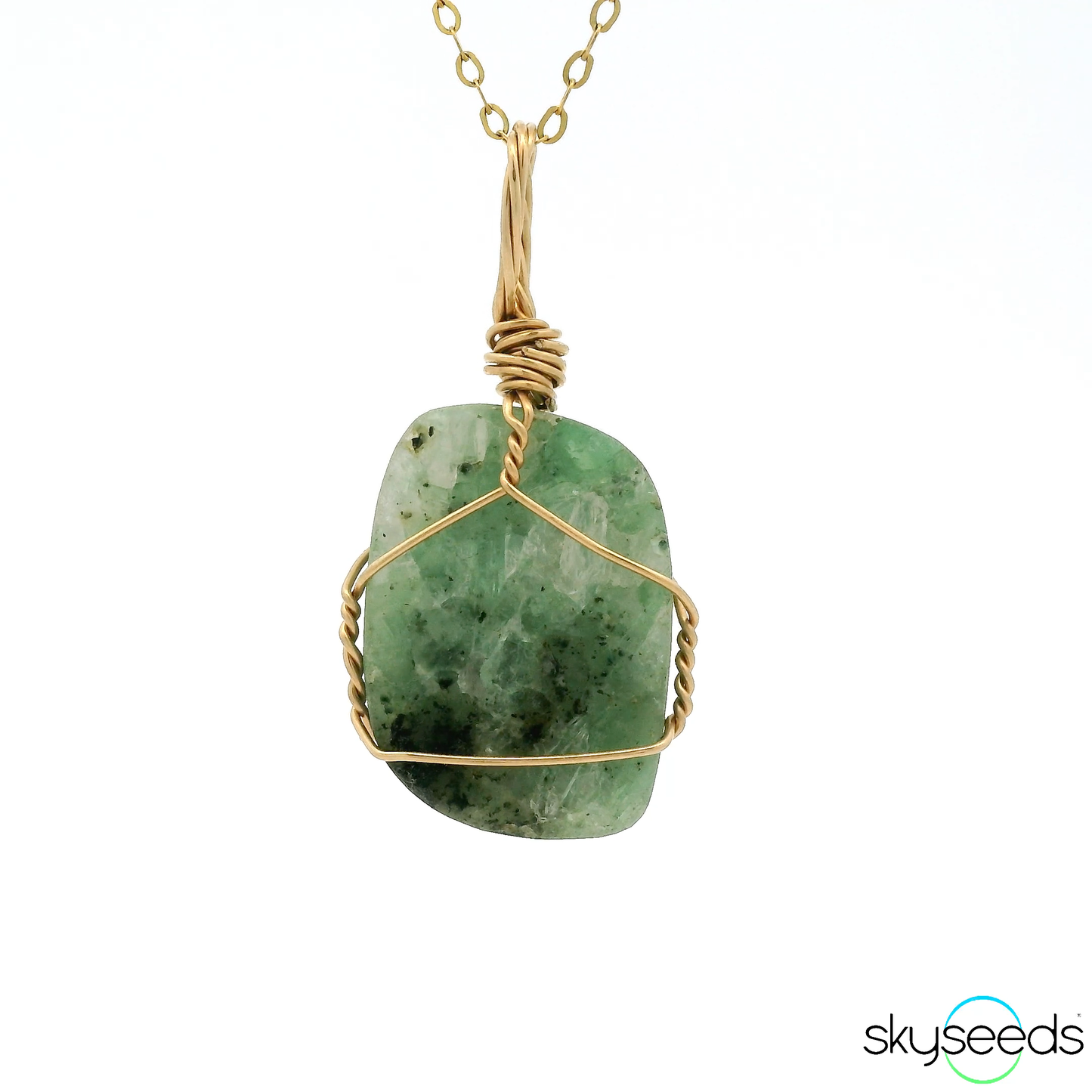 
                  
                    Emerald - 14kt Gold Filled Pendant
                  
                