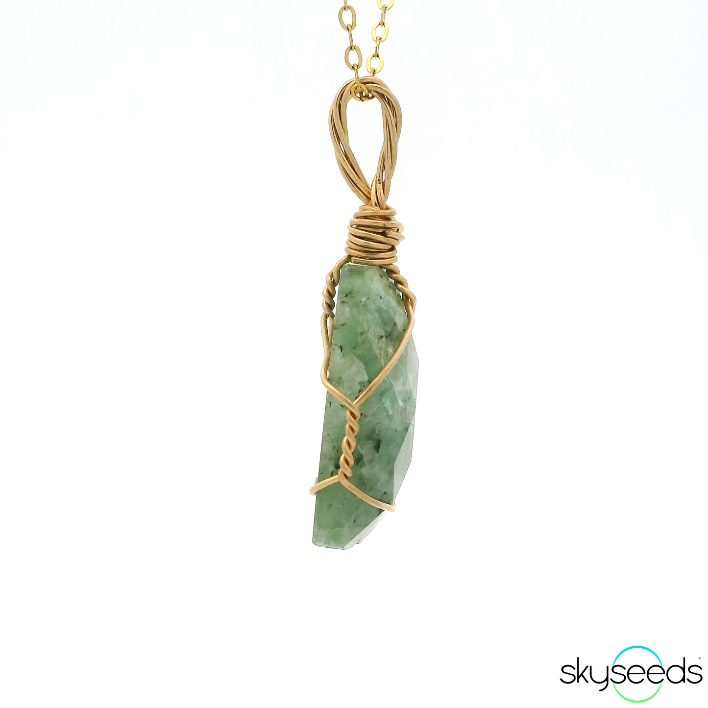 
                  
                    Emerald - 14kt Gold Filled Pendant
                  
                