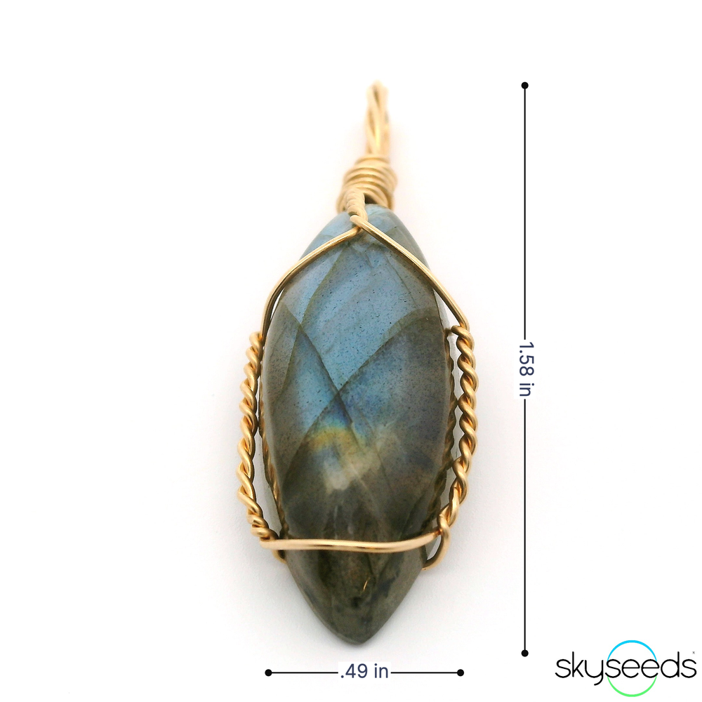 
                  
                    Labradorite - 14kt Gold Filled Pendant
                  
                