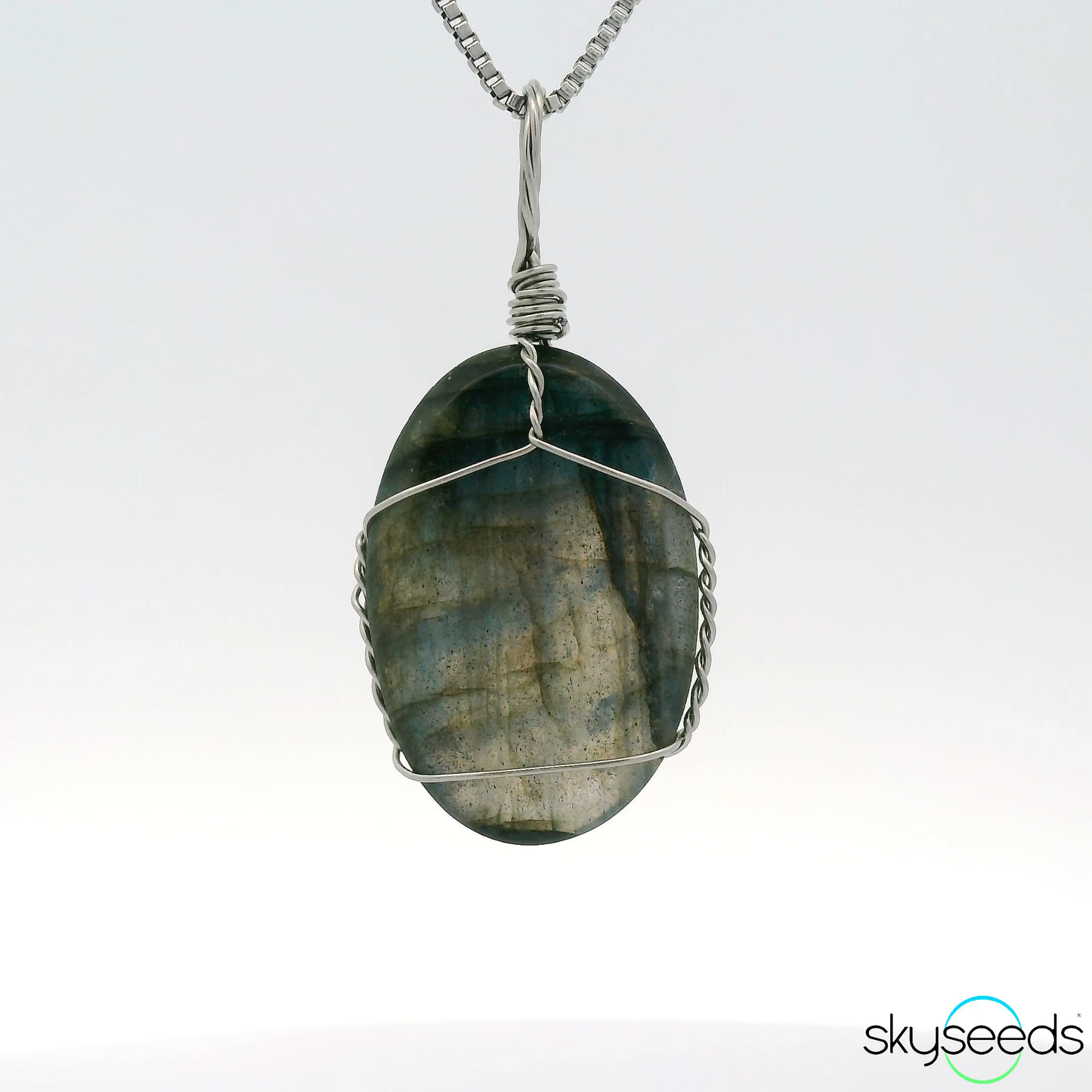 
                  
                    Labradorite - Stainless Steel Pendant
                  
                