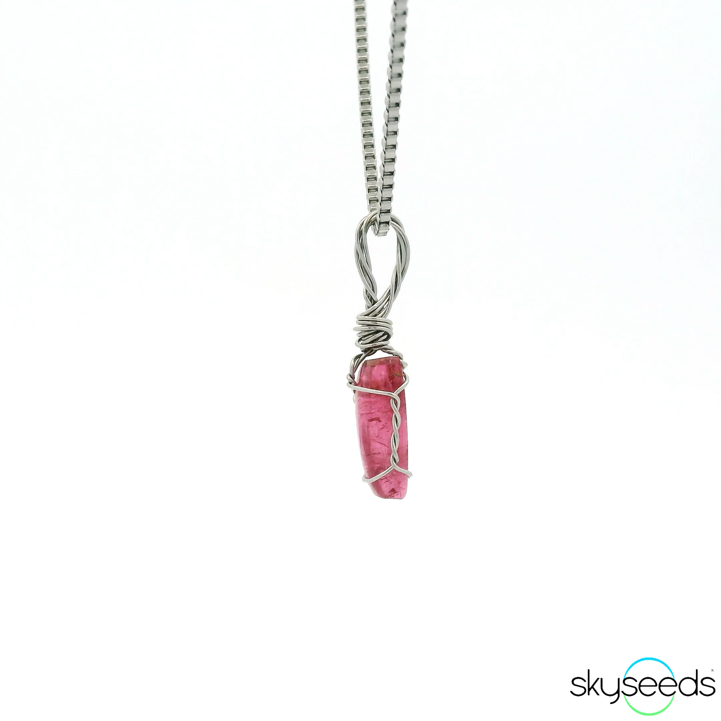 
                  
                    Pink Tourmaline - Stainless Steel Pendant
                  
                