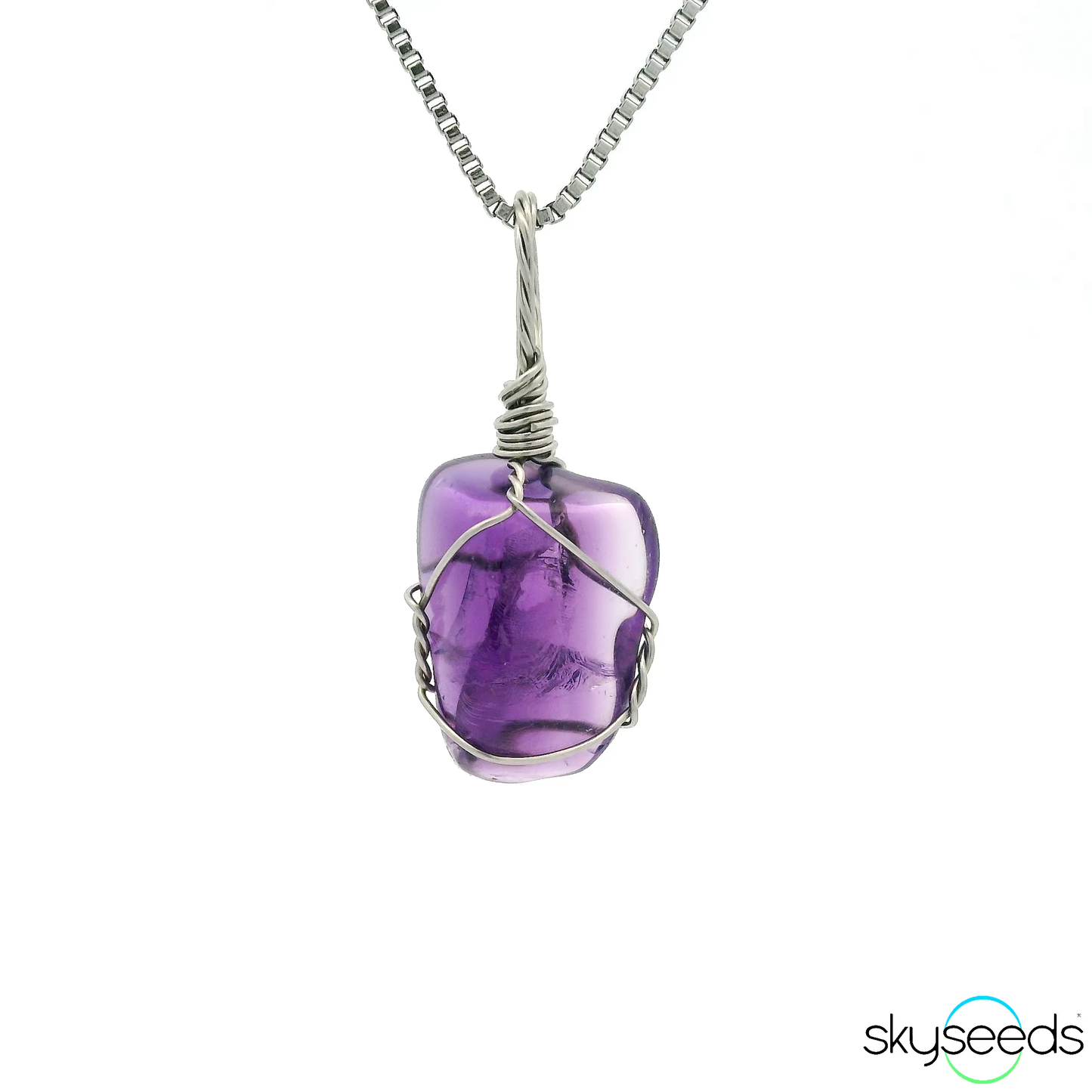 
                  
                    Amethyst - Stainless Steel Pendant
                  
                