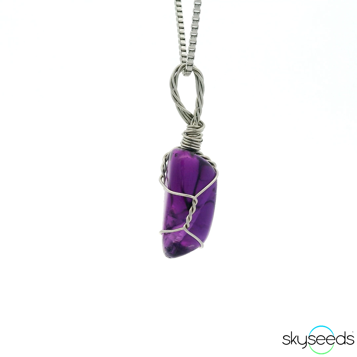 
                  
                    Amethyst - Stainless Steel Pendant
                  
                