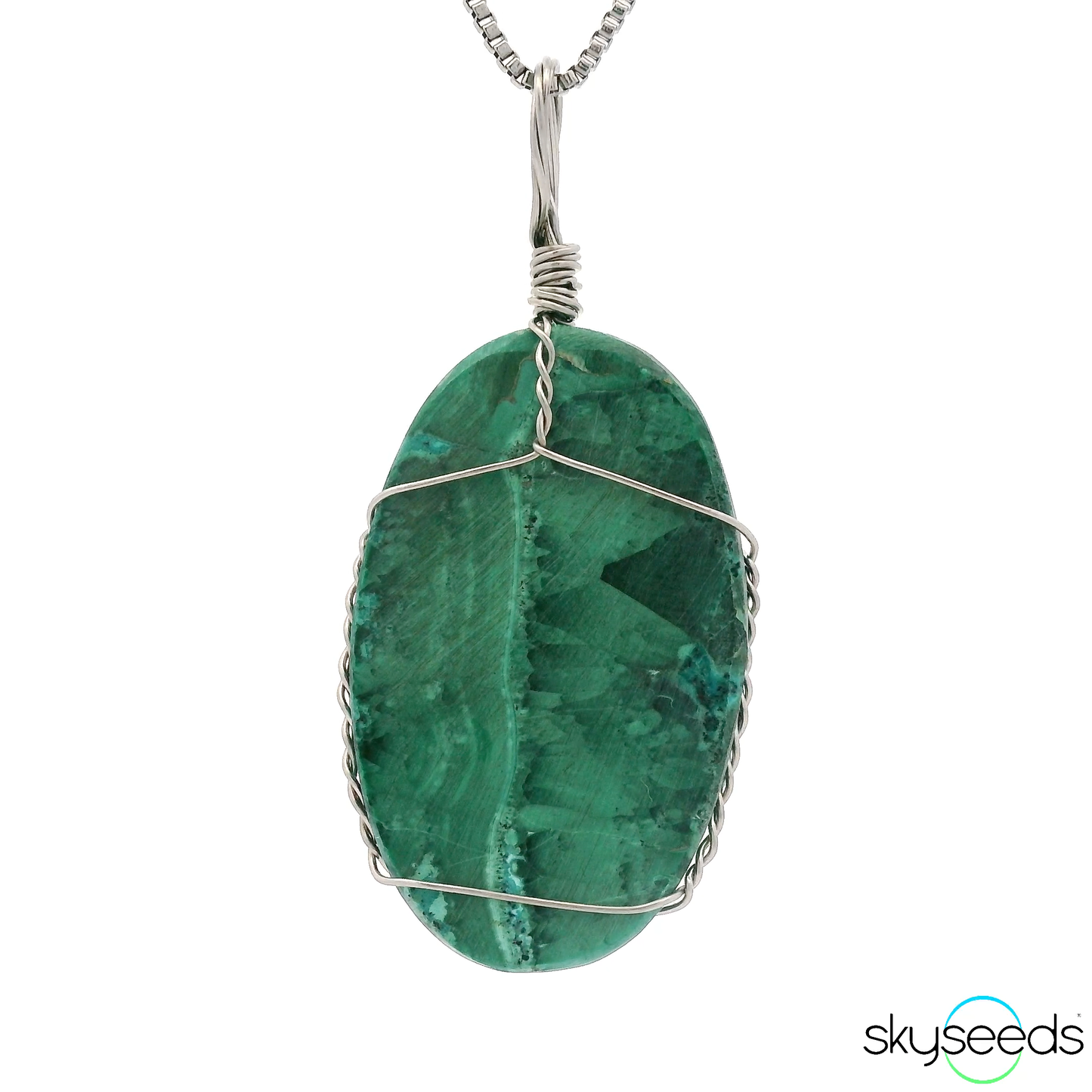 
                  
                    Malachite - Stainless Steel Pendant
                  
                